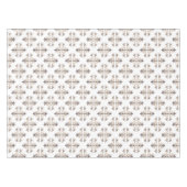 goldenes Muster des Damastes Tischdecke (Vorderseite (Horizontal))