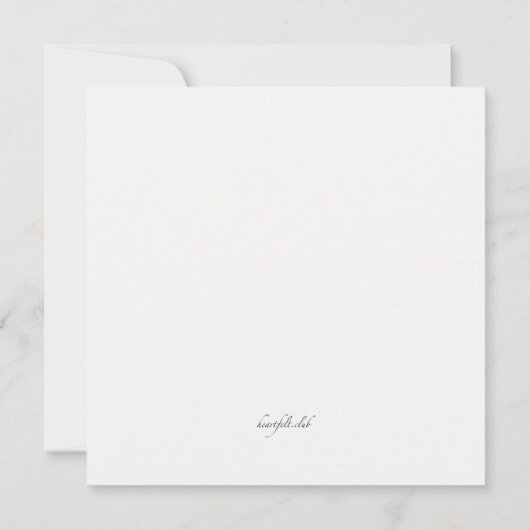 Goldenes Muster - Einladung (Rückseite)