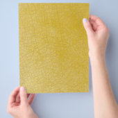 Goldenes Muster Flyer (Hand)