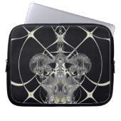 Goldenes Netz Laptopschutzhülle (Vorderseite)