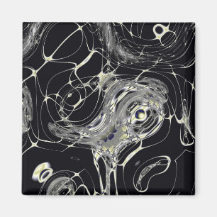 Goldenes Netz Magnet