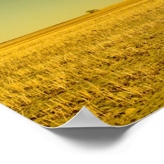 goldenes Nichts Poster (Ecke)