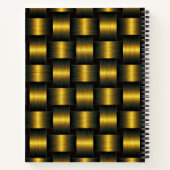 Goldenes Notebook Notizblock (Rückseite)