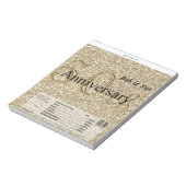 Goldenes Notizblock (Rotiert)