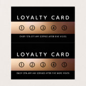 Goldenes Ombré, moderne Doppeltreue Visitenkarten (Innenseite Aufgefaltet)