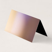 Goldenes Ombré, modernes Logo/Foto Dankeschön-Kart Visitenkarten (Rückseite)