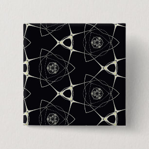 Goldenes Ornament Button