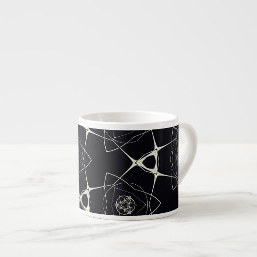 Goldenes Ornament Espressotasse (Vorderseite Rechts)