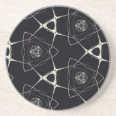 Goldenes Ornament Getränkeuntersetzer (Vorne)