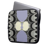 Goldenes Ornament Laptopschutzhülle (Vorderseite Links)