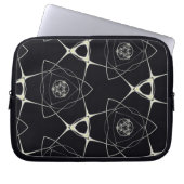 Goldenes Ornament Laptopschutzhülle (Vorderseite)