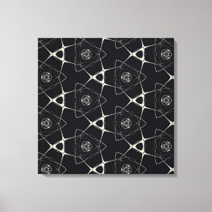 Goldenes Ornament Leinwanddruck