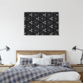 Goldenes Ornament Leinwanddruck (Insitu (Schlafzimmer))