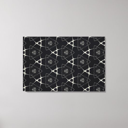 Goldenes Ornament Leinwanddruck (Vorderseite)