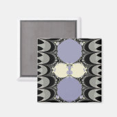 Goldenes Ornament Magnet (Vorderseite/Rückseite)