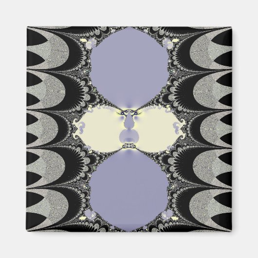 Goldenes Ornament Magnet (Vorne)