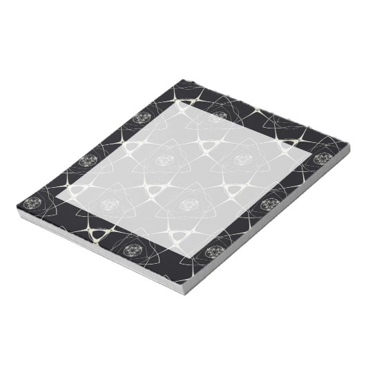 Goldenes Ornament Notizblock (Rotiert)