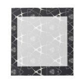 Goldenes Ornament Notizblock (Vorderseite)