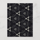 Goldenes Ornament Postkarte (Vorderseite)