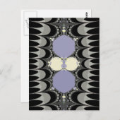 Goldenes Ornament Postkarte (Vorne/Hinten)