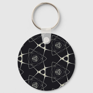 Goldenes Ornament Schlüsselanhänger