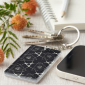 Goldenes Ornament Schlüsselanhänger (Vorderseite rechts)