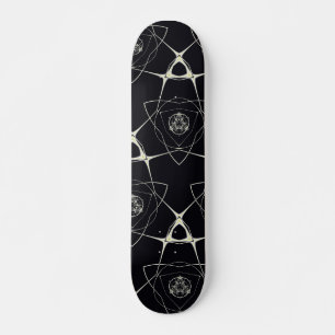 Goldenes Ornament Skateboard