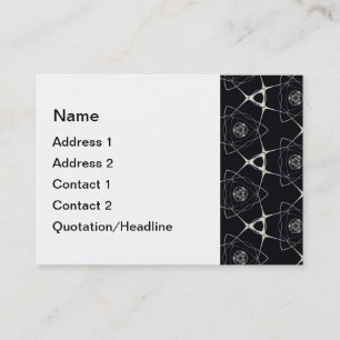 Goldenes Ornament Visitenkarte