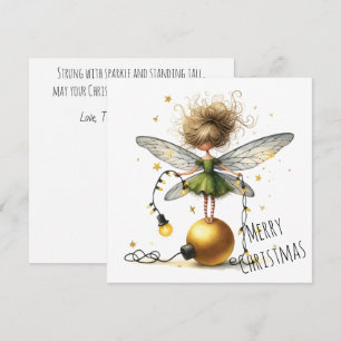 Goldenes Ornamente-Feien-Feiertagskarte