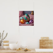 Goldenes Osterei Poster (Küche)