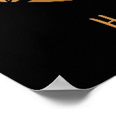 Goldenes Osterei  Poster (Ecke)