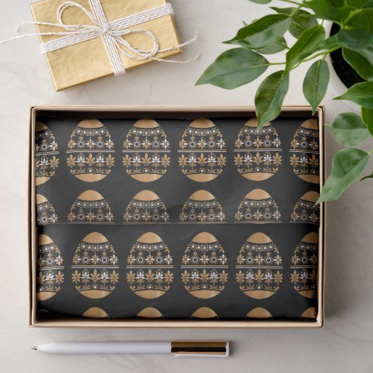 Goldenes Osterei Seidenpapier (Geschenk)