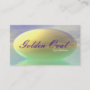 Goldenes Oval II Visitenkarte