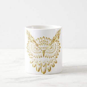 Goldenes Owl Kaffeetasse