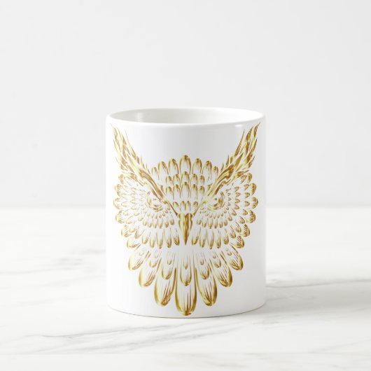 Goldenes Owl Kaffeetasse (Mittel)