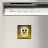 Goldenes Owl Magnet (In Situ (Geschirrspüler))
