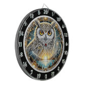 Goldenes Owl Sternlichtdesign Dartscheibe (Vorderseite Links)