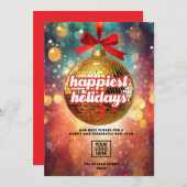 Goldenes Paradies für Klettersteige Feiertagskarte (Vorne/Hinten)