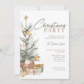 Goldenes Party Einladung (Vorderseite)