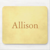 Goldenes Pergament Mousepad (Vorne)