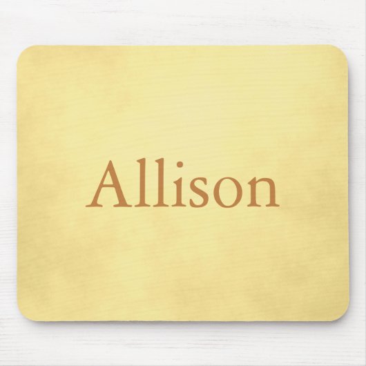 Goldenes Pergament Mousepad (Vorne)