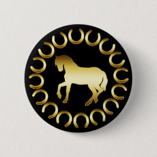 GOLDENES PFERD BUTTON