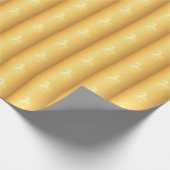 Goldenes Pferdealtes Karussell-Packpapier Geschenkpapier (Ecke)