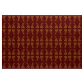 Goldenes Phoenix-Muster auf rotem Gewebe Stoff (Yard (91,4 cm))