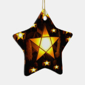Goldenes Plädoyer Keramikornament (Rechts)