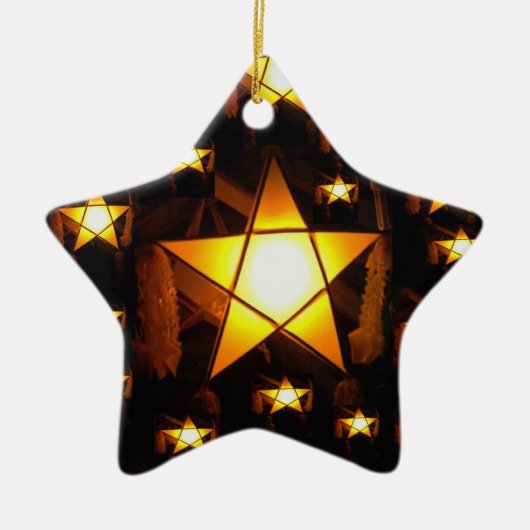 Goldenes Plädoyer Keramikornament (Vorne)