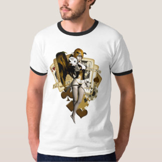 Goldenes Poker-Mädchen 2 T-Shirt