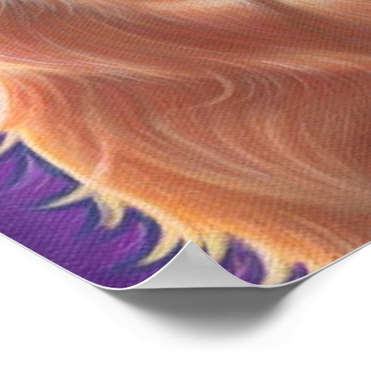 Goldenes Portfolio Poster (Ecke)