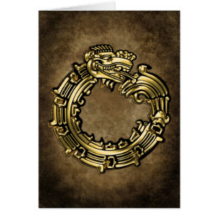 Goldenes Quetzalcoatl