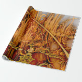 Goldenes Reflektionspapier Geschenkpapier (Ungerollt)